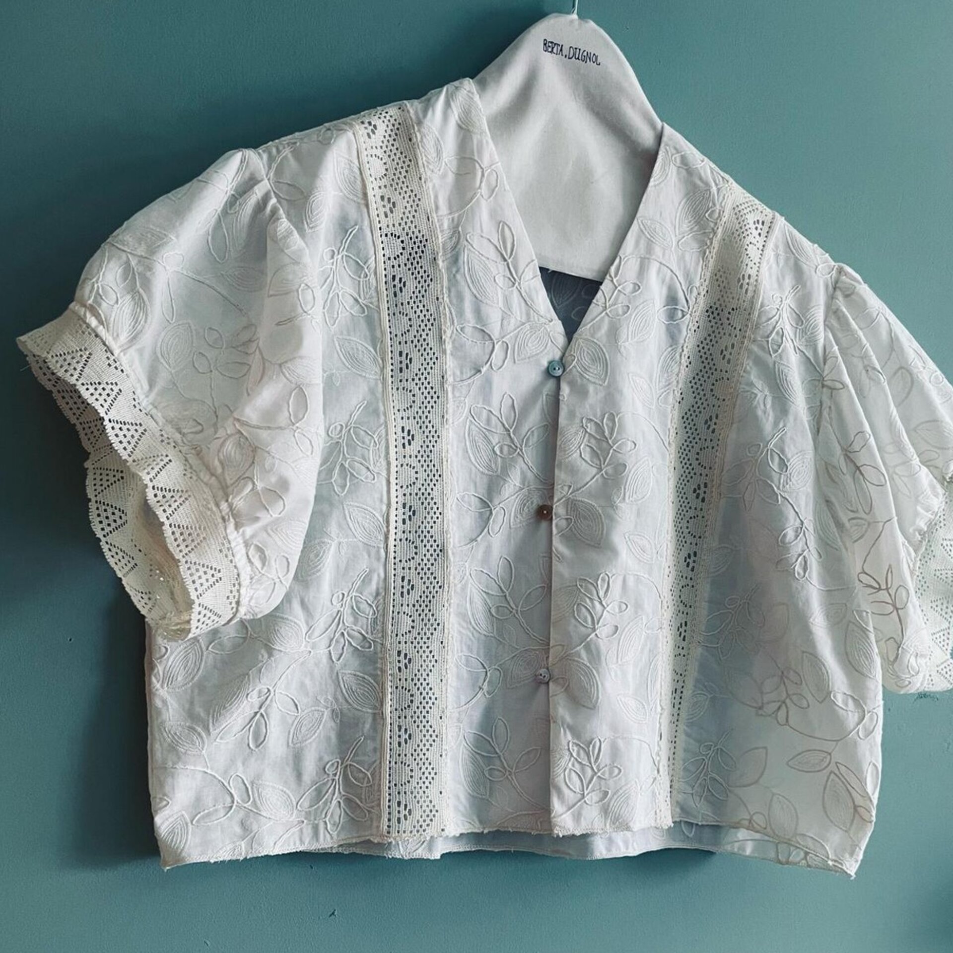 CAMISA ALGODÓN BORDADO - 16