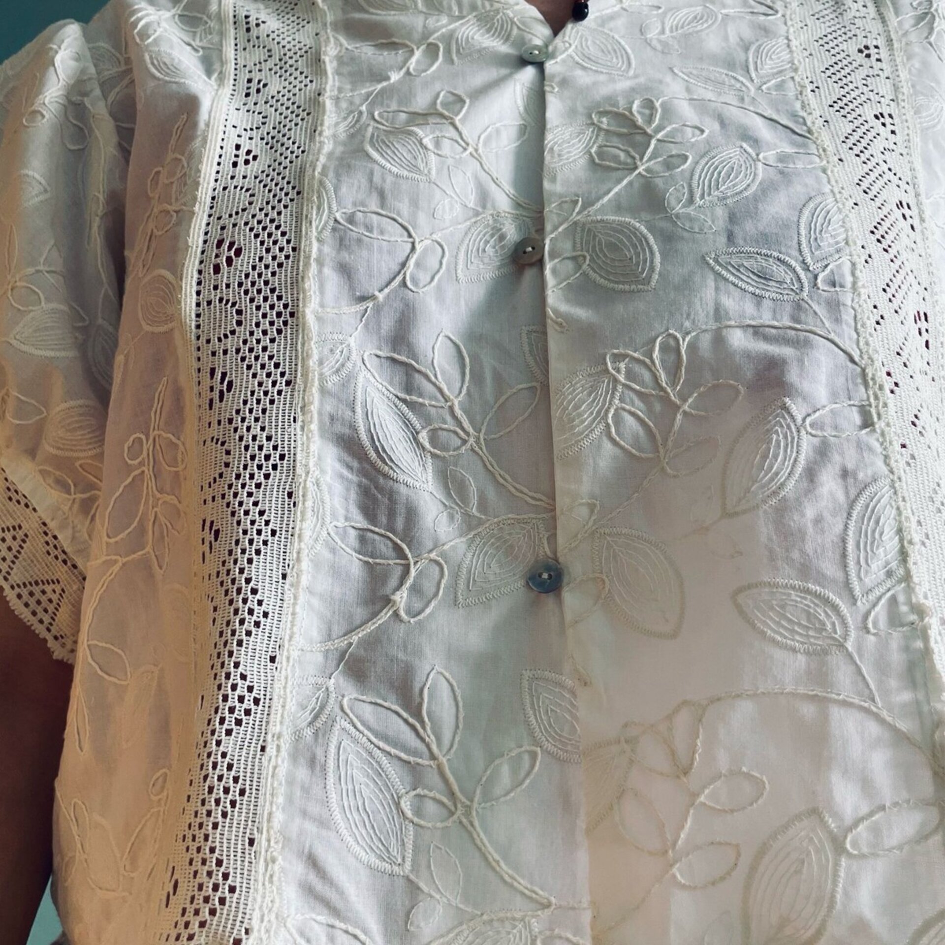 CAMISA ALGODÓN BORDADO - 11