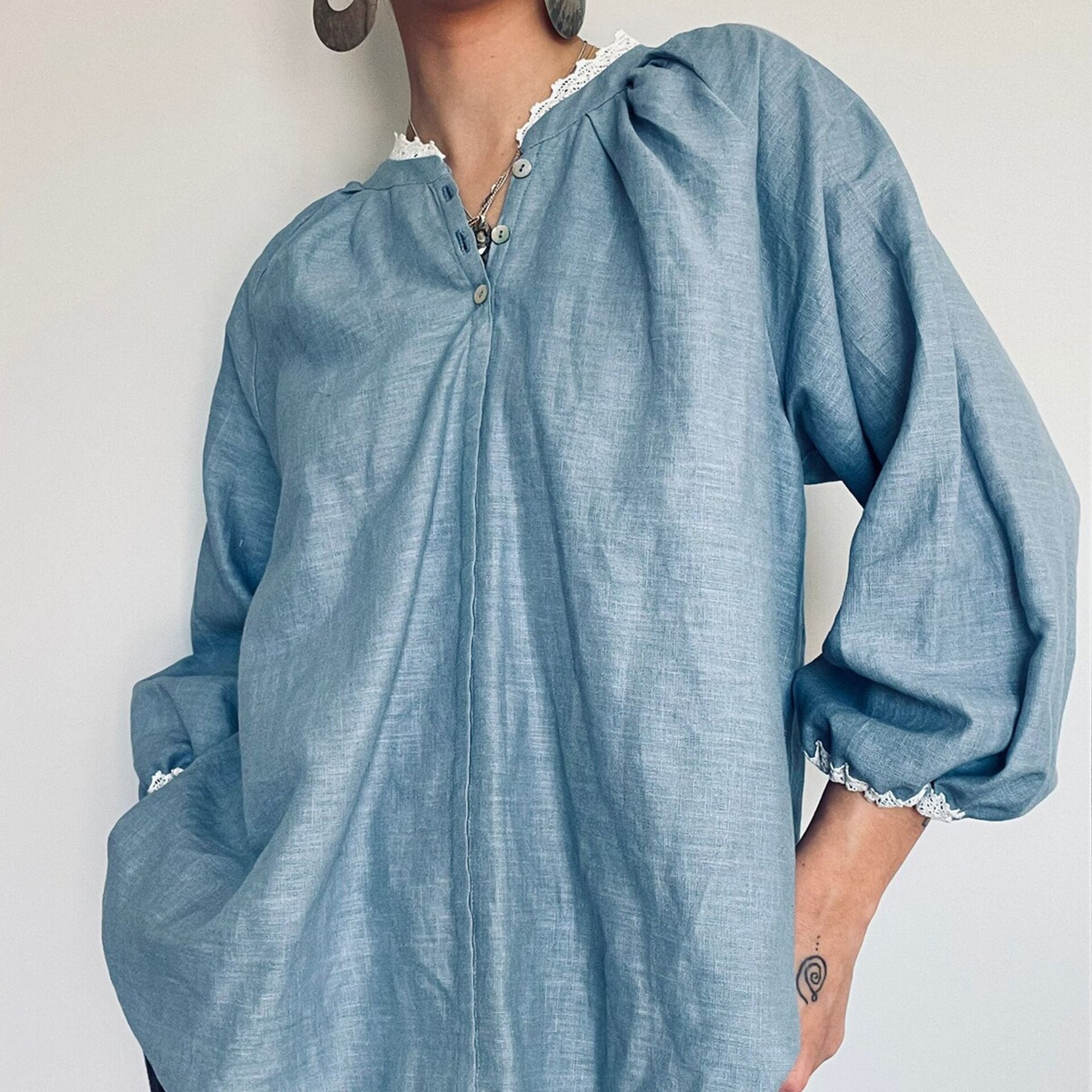 CAMISA OVERSIZE LINO Nº11 - 7