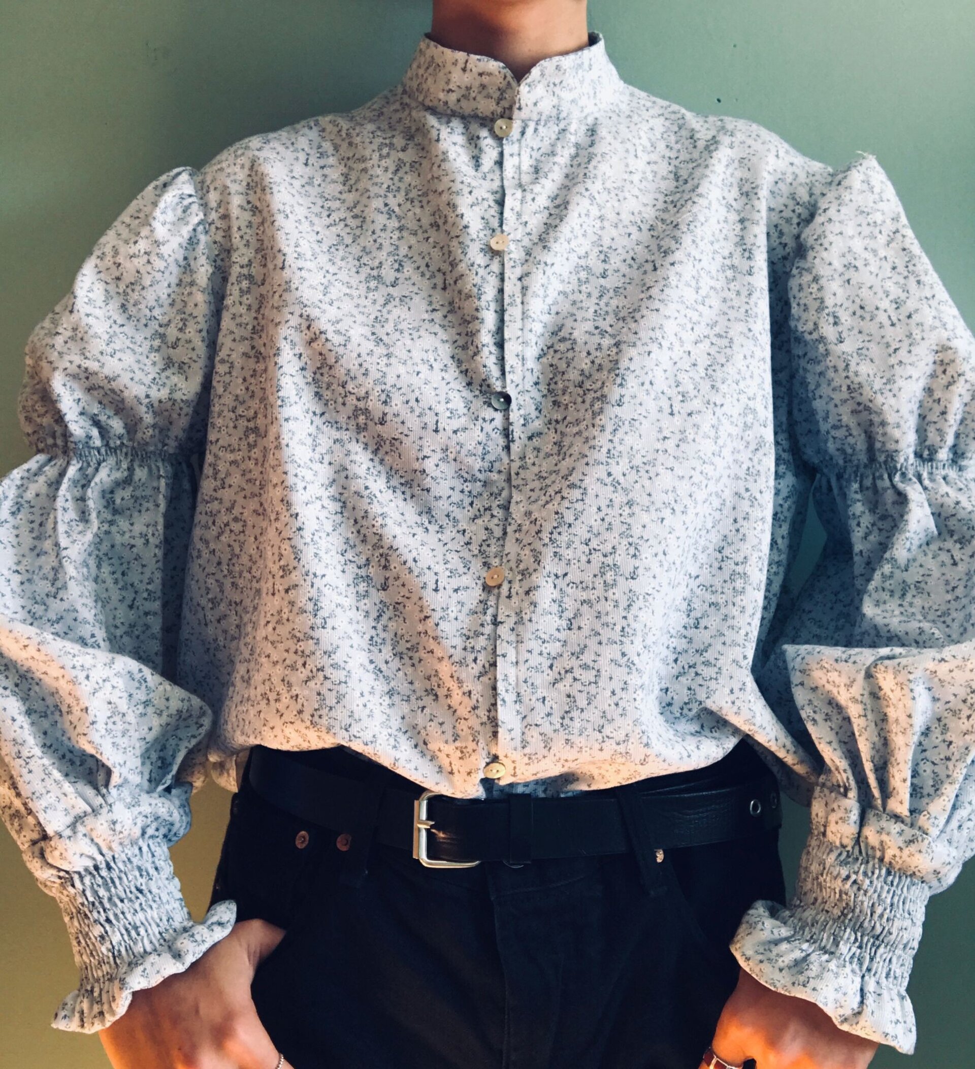 CAMISA FLORES ALGODÓN - 2