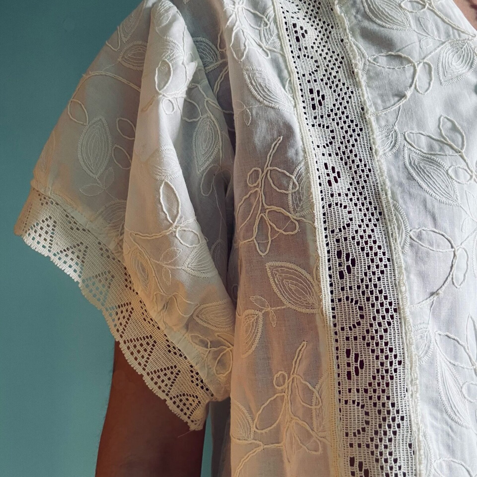 CAMISA ALGODÓN BORDADO - 15